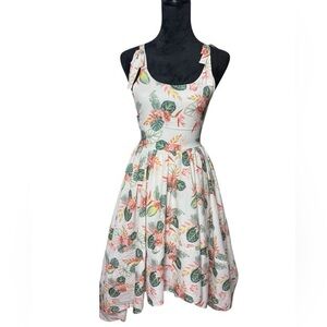 “Joyfolie Mia Joy Girls Dress Size 12 (Youth) – Tropical Floral Fit & Flare”